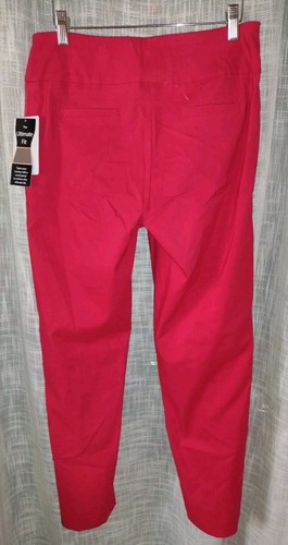 👖NWT Zac & Rachel The Ultimate Fit Pants Red w/ Mesh Panel Size 10 29x29 - Picture 2 of 10