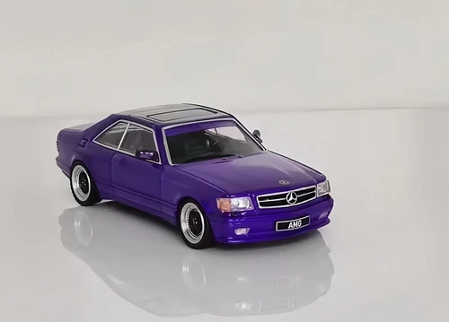 RM 1/64 Scale Mercedes-Benz 560 SEC AMG Purple Diecast Car Model Toy Gift - Picture 4 of 6