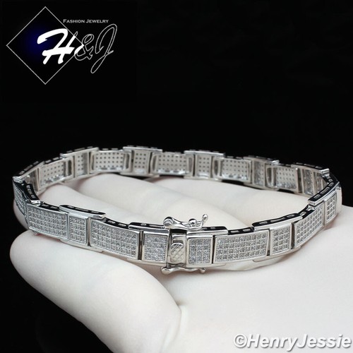 Herren-Ohrstecker Aus 925er-Sterlingsilber Mit Rundem CZ-Kristall Und