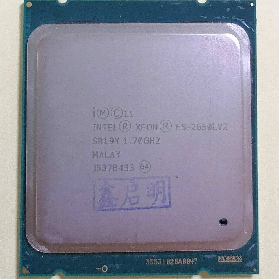 Intel Xeon E5-2650L V2 E5-2650LV2 1.70GHz 10 Core 25MB LGA 2011 CPU Processor - Image 2 of 3