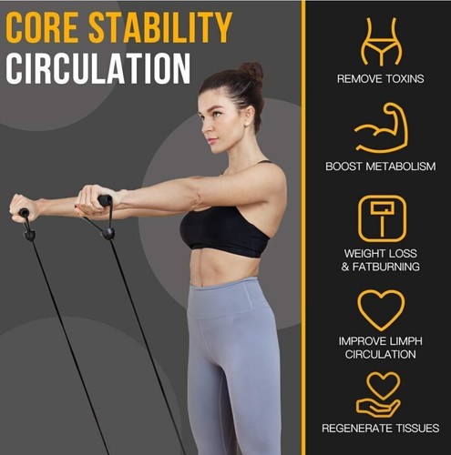 EILISON Bolt Vibration Plate Home Exercise Machine with LoopBands for Weight... - Picture 6 of 9