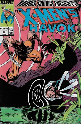 Marvel Comics Presents No.29 1989 Havok Wolverine Black Panther Coldblood Quasar