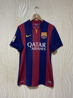 BARCELONA 2014 2015 HOME FOOTBALL SHIRT SOCCER JERSEY NIKE 610594