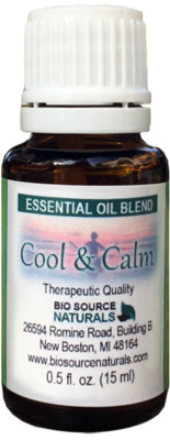 Cool & Calm Essential Oil Blend - Therapeutic Quality  0.5 fl oz