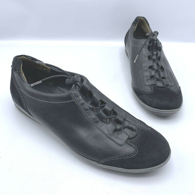 Paul Green Women Black Bungee Fashion Sneaker Shoe Size UK