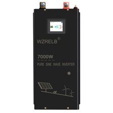 Inverter fase split onda sinusoidale pura 7000W 24V a 120V 240V impianto casa camper solare