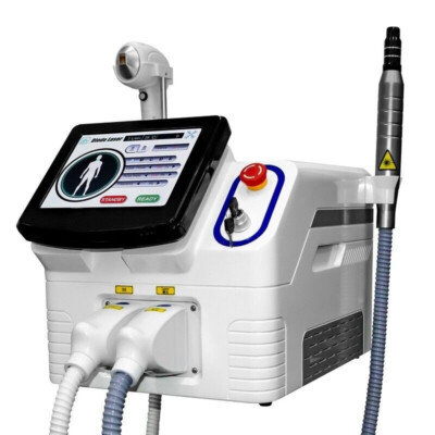 2in 1 808nm Diode Laser Hair Removal Picosecond picolaser Tattoo removal machine