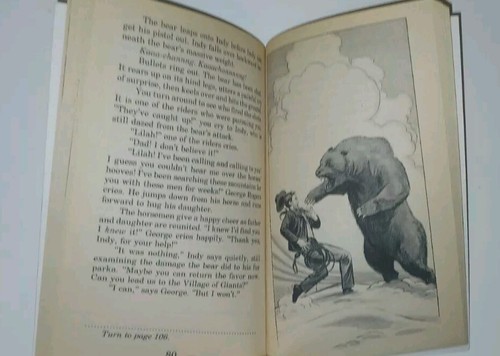 Indiana Jones and the Giants Of The Silver Tower By R L Stine 1984 1st Print - Picture 3 of 7