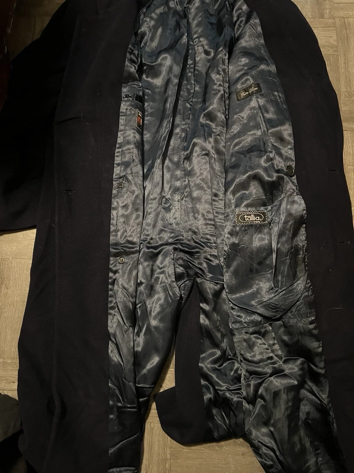 Tallia Mens Trench Coat Stackpole Tryon Moore - Image 2 of 4