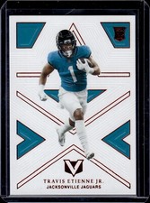 2021 Panini Chronicles Vertex Travis Etienne Jr /199 Red Rookie RC Jaguars