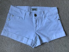 Celebrity Pink Girls White Jean Shorts Size 1.