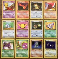 Pokemon Team Rocket Common cards Charmander Eevee Meowth Psyduck etc you Choose