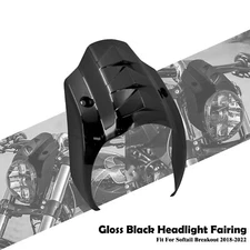 Motorcycle Plastic Headlight Fairing Cover Fit For Harley Softail Breakout 18-23
