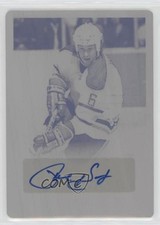 2017 Leaf 1990 Design Printing Plate Black 1/1 Phil Housley #BA-PH1 Auto HOF 1q2