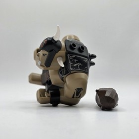 LEGO Troll Dark Tan with Black Armor Minifigure (cas423) Castle Fantasy Era 7097