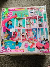 Barbie Dreamhouse Pool Party Doll House with 75+ Pieces & 3-Story Slide Playset™