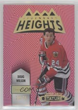 2021-22 Upper Deck Stature Legendary Heights Red /75 Doug Wilson #LH-7 HOF 15ok