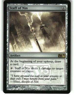 Magic the Gathering - Launch Party & Release Event Promos Staff of Nin 217 Foil