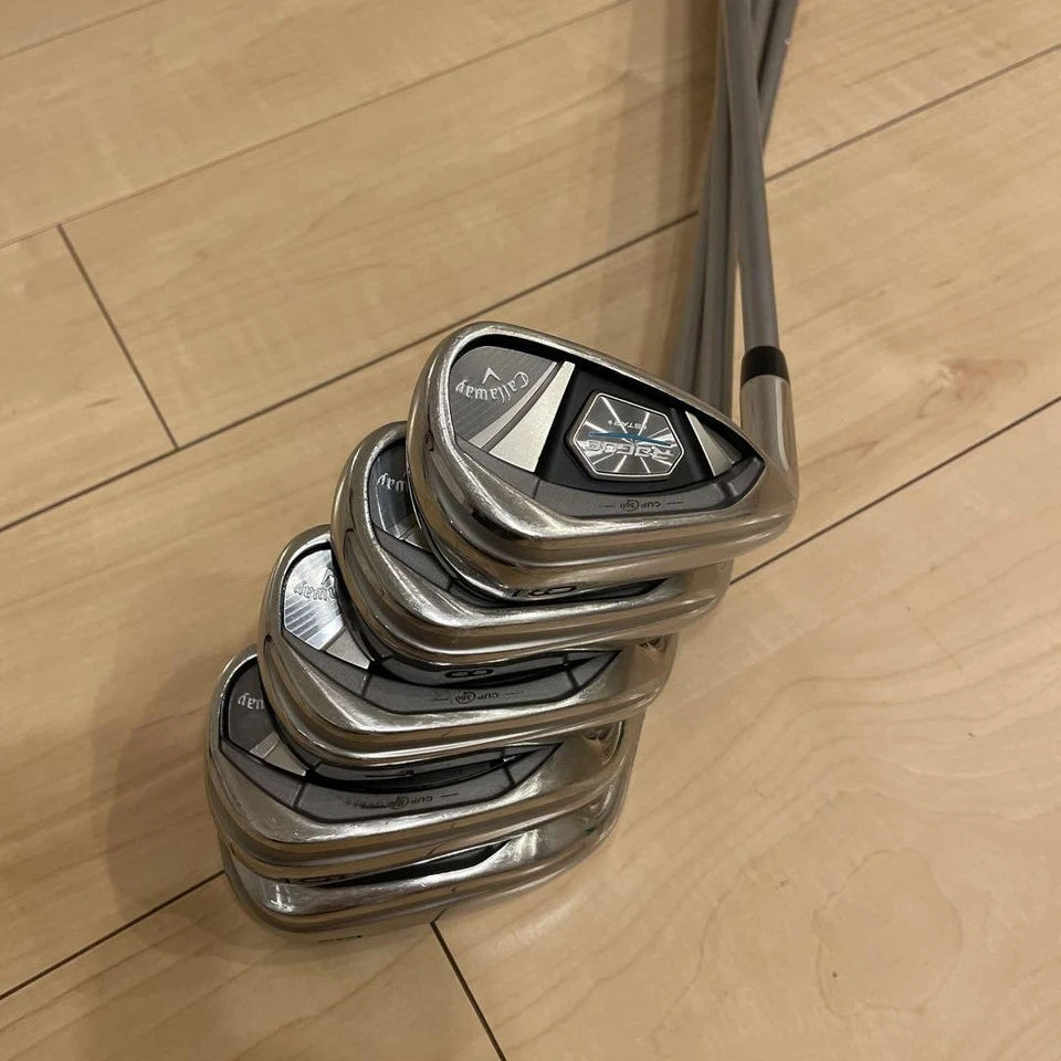 Callaway Rogue Star CF18 Iron Set 5pcs 6-PW Fubuki 50 Flex R Left-Handed - Image 3 of 4