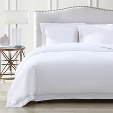 Triple Luxe Sateen Duvet Cover Set Arctic King Final Sale - Egyptian Cotton