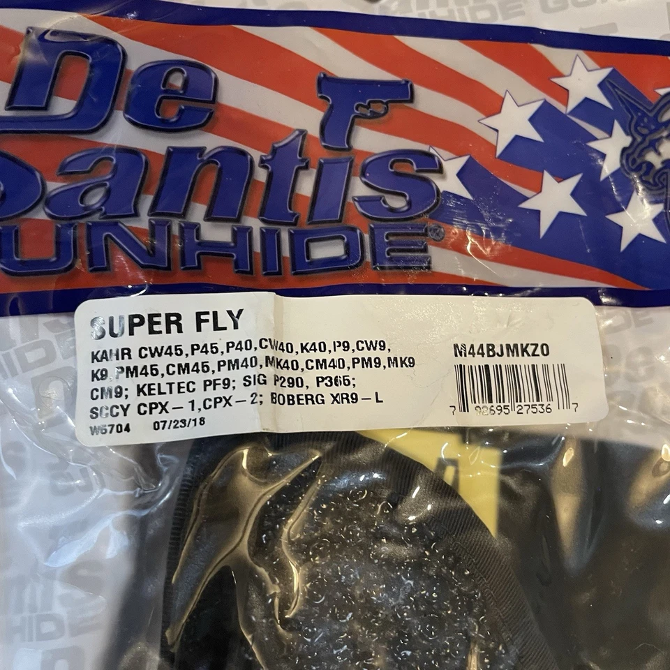 DeSantis Super Fly Pocket Holster Fits Kahr Keltec Mossberg SCCY SIG Sauer Black - Image 2 of 4