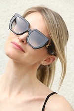 Celine CL40239F 01F Black Gold Grey Women Sunglasses