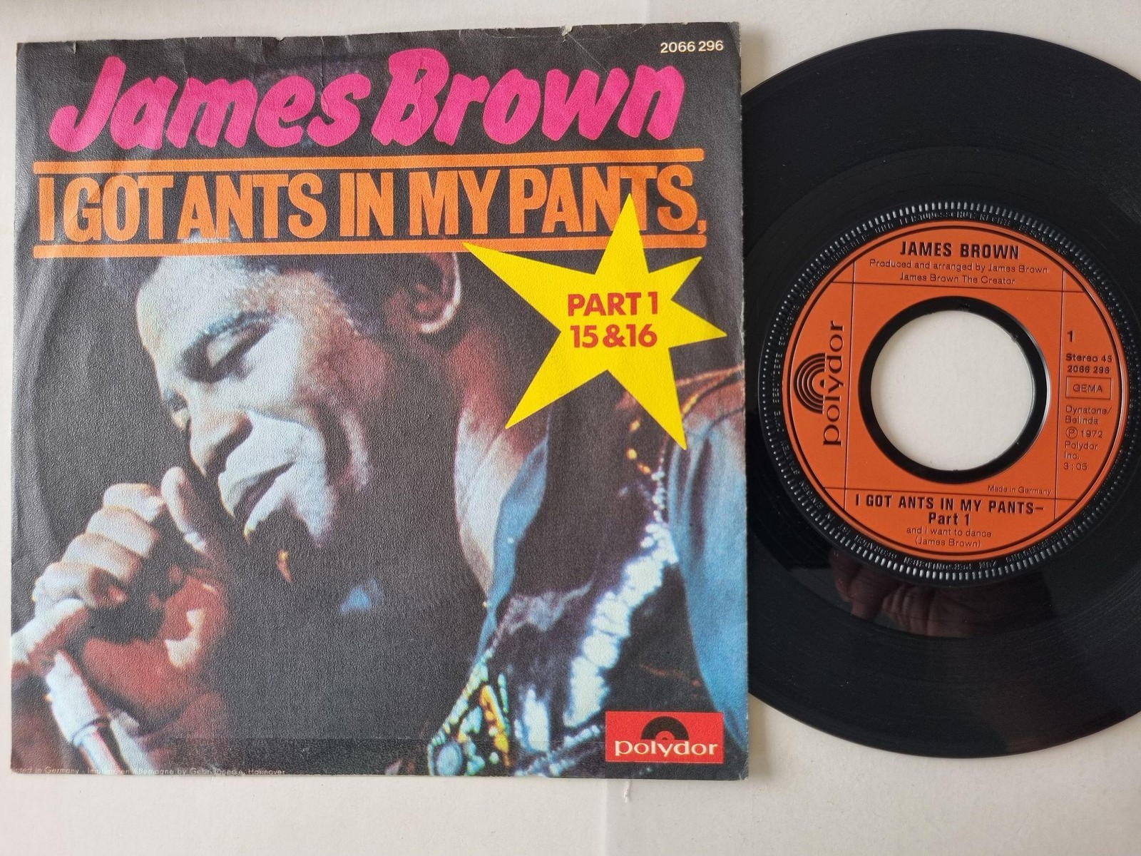 James Brown - I Got Ants in My Pants 7'' Vinyl Germany
