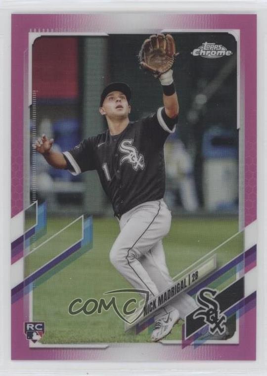 2021 Topps Chrome Pink Refractor Nick Madrigal #79 mp7