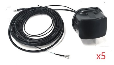 Lot of 5 New Motorola AN000163A01 GPS BT WIFI Vehicle Mount Rooftop Antenna 17FT