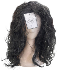 18 Inches Long Wavy Wigs for Women Black Natural Curly Synthetic Wig Fluffy