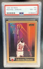 1990-91 Skybox Basketball Michael Jordan #41 Bulls PSA 8
