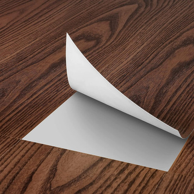 30 Pcs Peel and Stick Brown Walnut Vinyl Floor Tiles for Waterproof Flooring