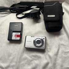 Sony Cyber-shot DSC-W230 12.1 MP Digital Camera Silver - Working - 