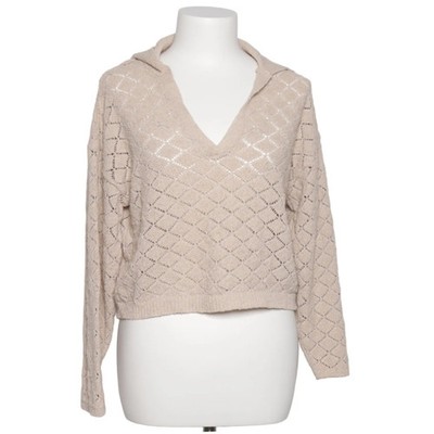 Pull & Bear, Strickpullover, Größe: S, Beige, Sonstiges, Musterstrick #KBd