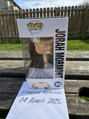 Signed Game Of Thrones Jorah Mormont Funko Pop Iain Glenn