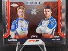 2025 Topps Chrome Formula 1 - F1 Duos Liam Lawson, Isack Hadjar #169 (RC)
