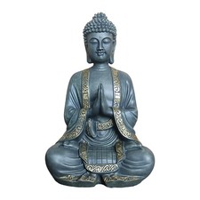 Buddha Figur Asia Deko Deko Skulptur Feng Shui Figur Gartendeko Buddha betend