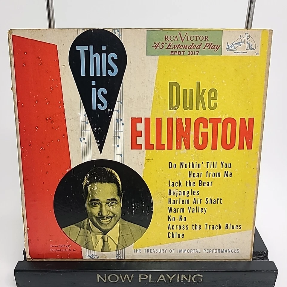 Duke Ellington 7" Vinyl Lot of 2 - Ellingtonia Vol 2 & This Is Duke Ellington VG - Image 2 of 4