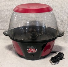 West Bend Stir Crazy 6 Qt. Electric Popcorn Popper With Red Cover 82707