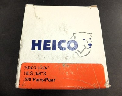HEICO HLS-3/8''S STAINLESS STEEL WEDGE LOCK WASHERS, BOX OF 200 PAIR