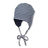 Sterntaler WendemüTze Baby Bio-Baumwolle Unisex Gr. 45 Marine Melange Gots-Zert.
