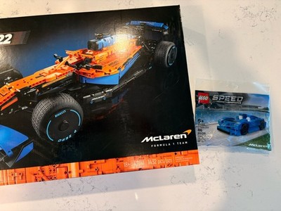 NEW! Unopened Box  LEGO TECHNIC: McLaren Formula 1 Race Car 42141 and 30343 Elva