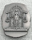 SILENT VERDICT- 2oz .999 silver Art Bar - High relief with custom antique finish