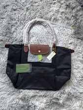 Longchamp le Pliage Large Black Tote Bag