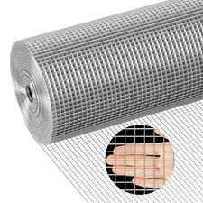 304stainless Steel Welded Wire Mesh, 1/2 Inch Hardware Cloth, Chicken Wire Fe...