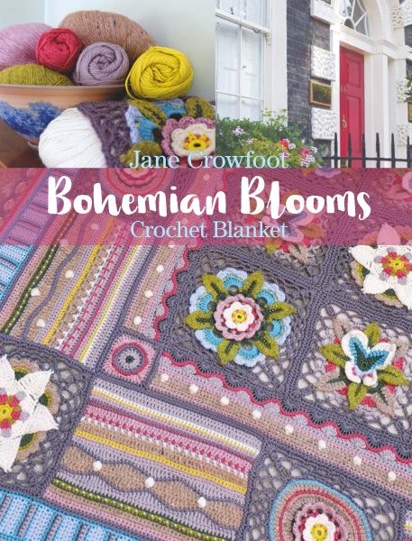 Bohemian Blooms Crochet Blanket, Paperback by Crowfoot, Jane, Brand New, Free...