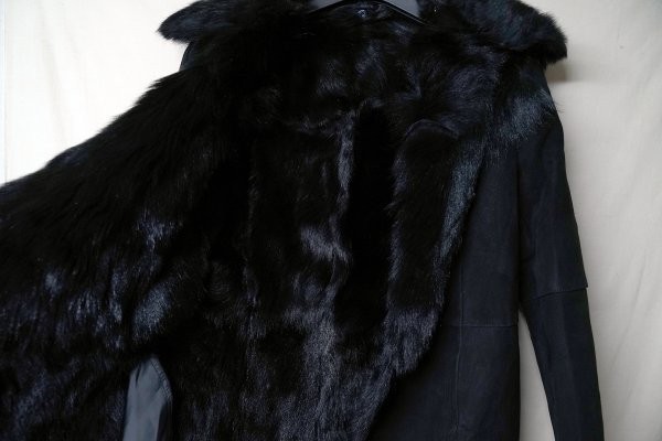 PECA Shearling Leather Jacket Double Face Patchwo… - image 4