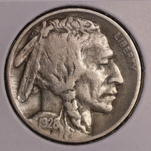 Buffalo Nickel. 1928 S. Fine. Lot # 9063-204-40