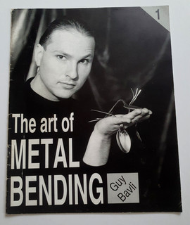 THE ART OF METAL BENDING by Guy Bavli Mentalism Magic Trick Book