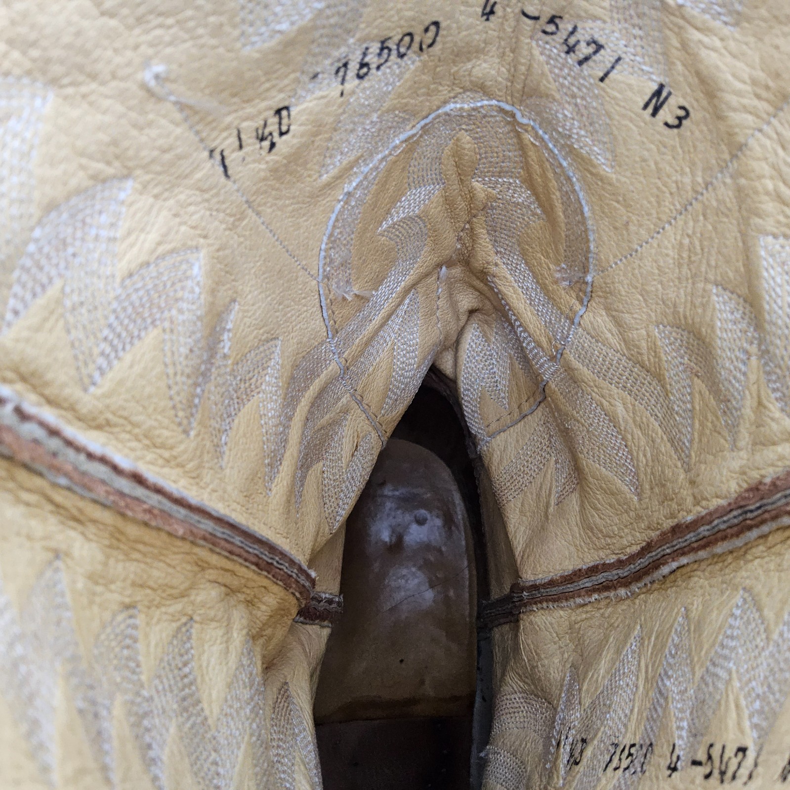 Vintage Panhandle Slim Python Leather Cowboy Boot… - image 14